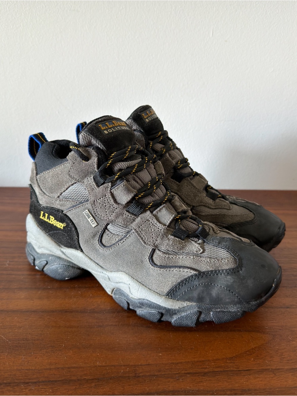 L.L. Bean Solitude Women’s 8.5 Gore-Tex Hiking Boots Suede Leather Trail Shoes